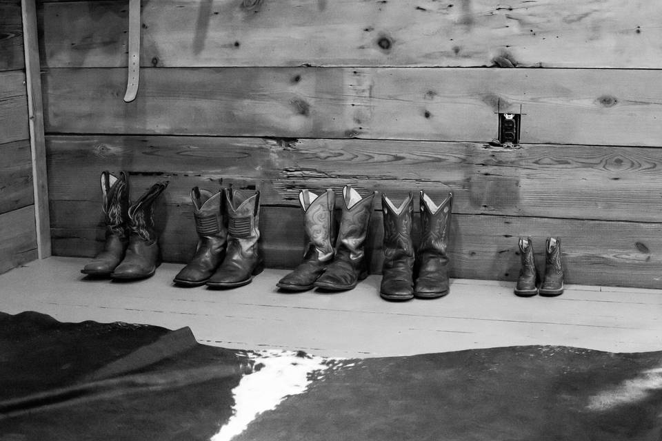 Boots in Grooms Suite