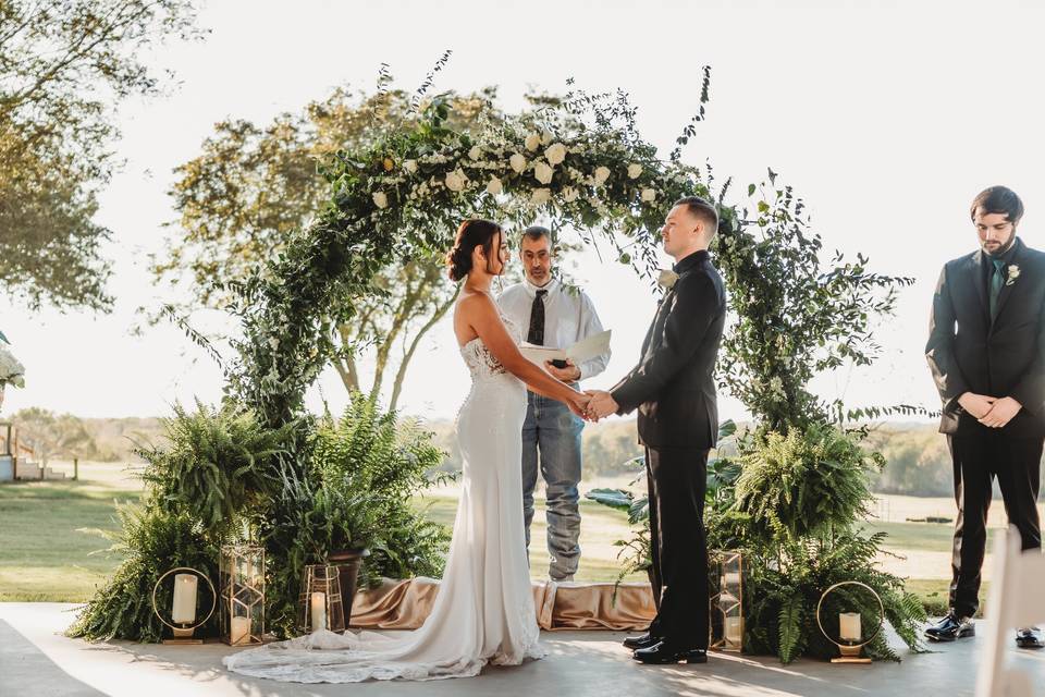 Ceremony in the countryside