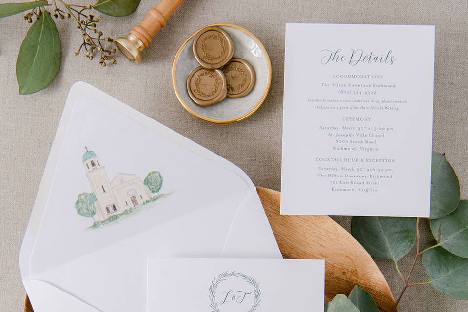 Personalized Stamps — By Invitation Only - Richmond, Virginia Wedding and  Party Invitations and Stationery