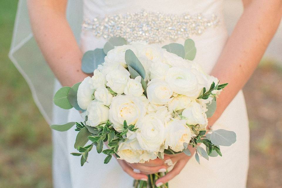 EMERALDS, WHITES, CREAM BRIDAL