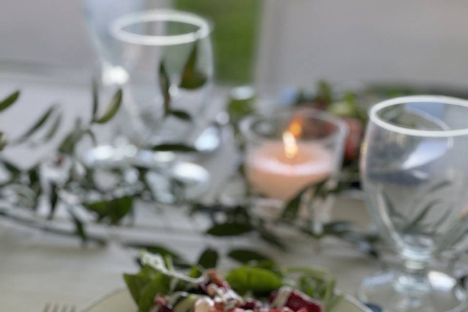 Plated Strawberry Salad