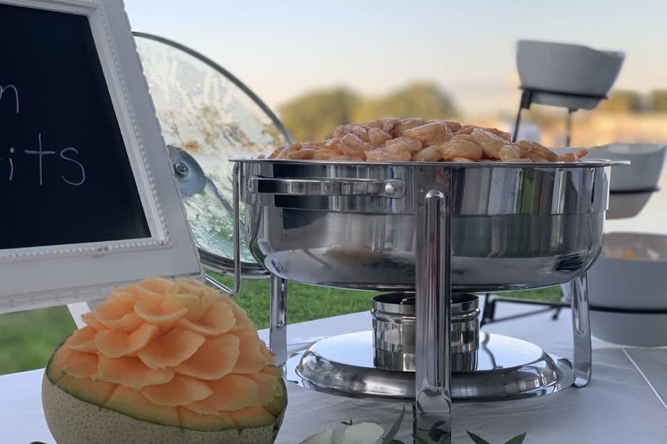 Shrimp and Grits Station
