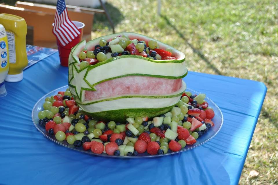 Fruit Carvings