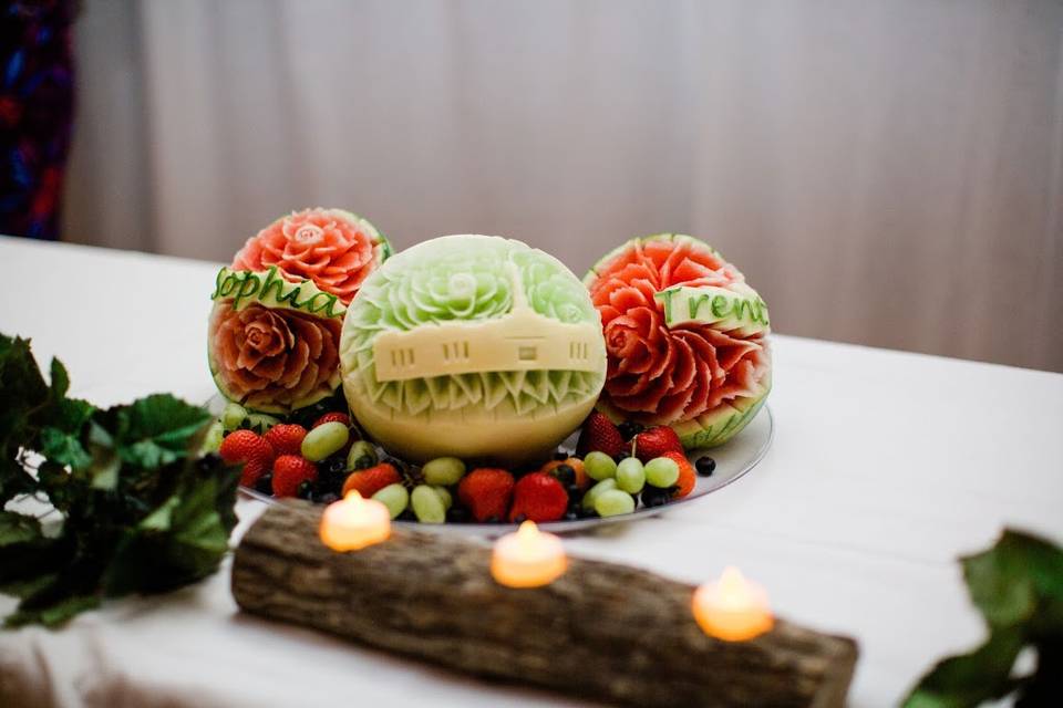 Fruit Carvings