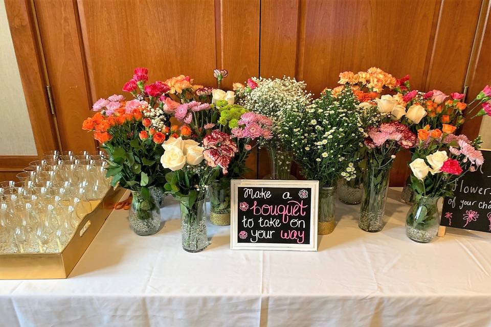 Bridal shower decor