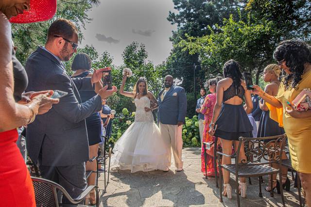 Celebrating after the ceremony