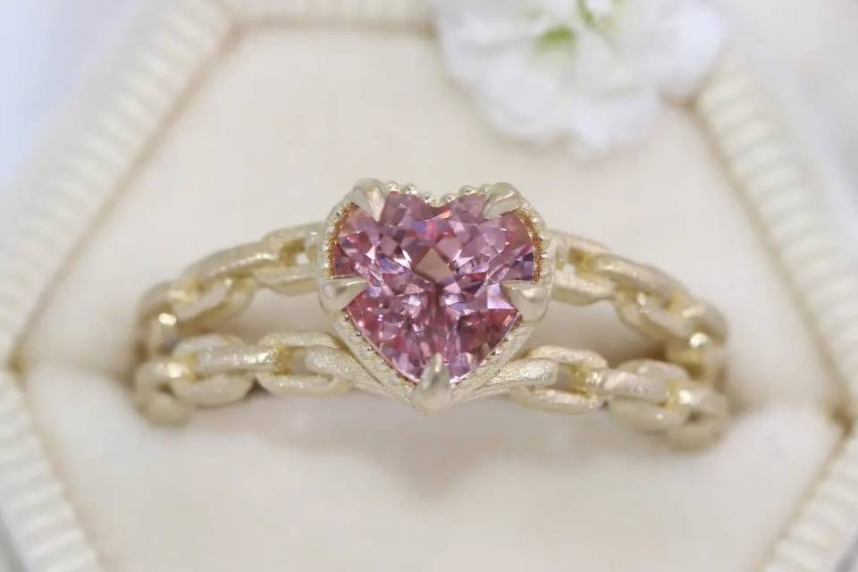 Chain Engagement Ring