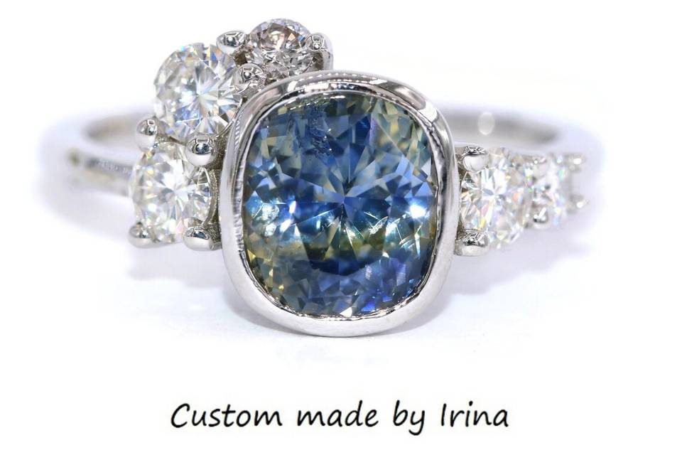 Certified 3 ct Sapphire Ring