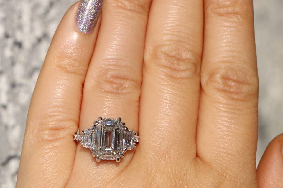 5 ct IGI Lab Diamond Ring