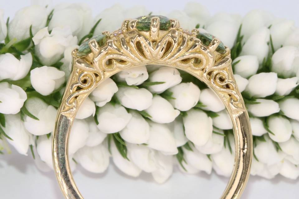Filigree Scroll Edwardian Ring
