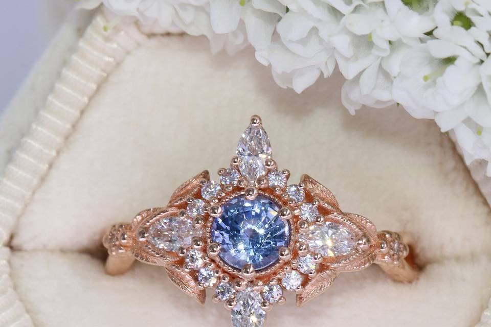 Snowflake Engagement Ring