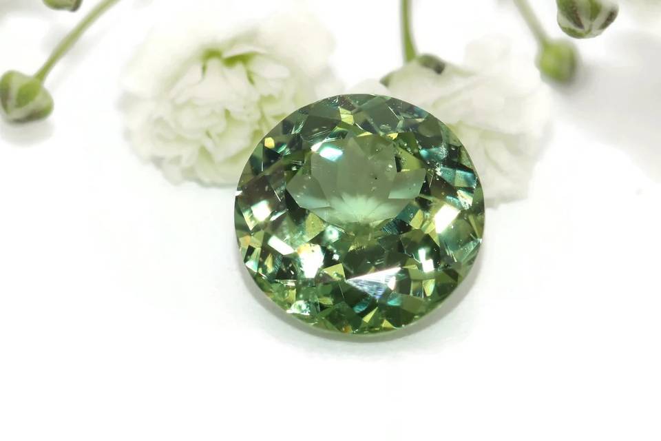 4 ct GIA Blue Green Sapphire