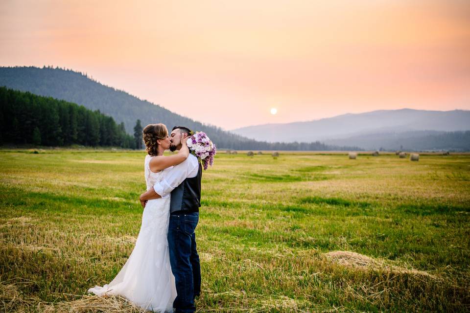 Couple kissing