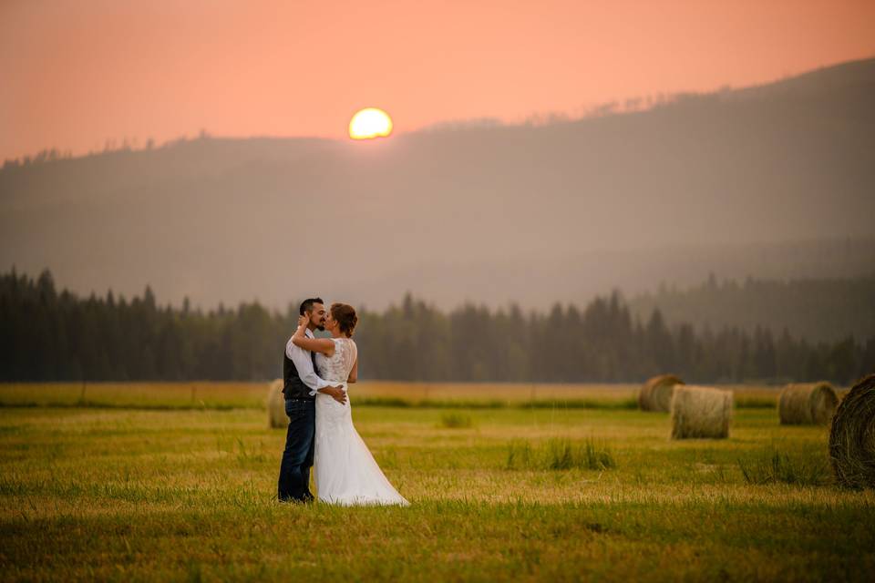 The newlyweds