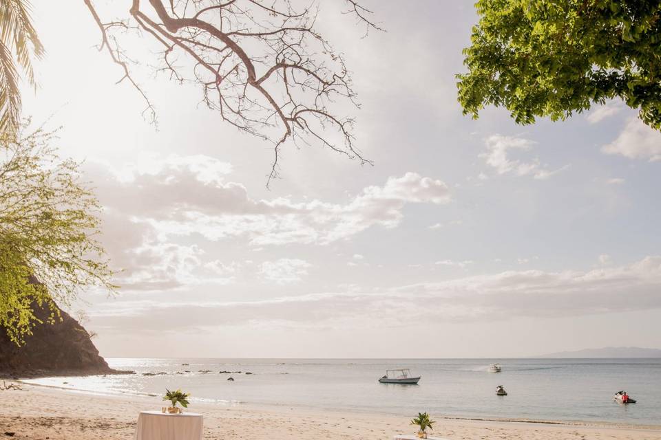 Stunning beach setup