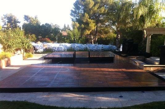 Dance FLoor Pool Cover Los Angeles Orange County San Diego
