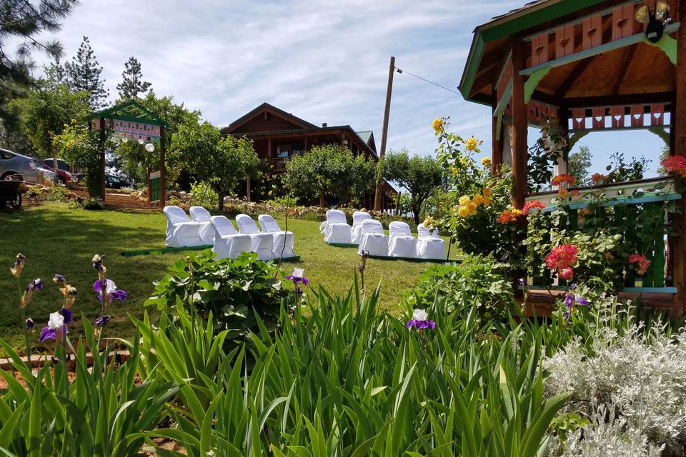 Rose Arbor and Gazebo