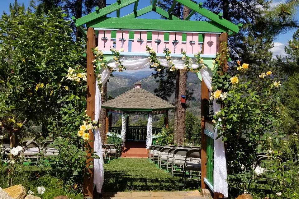 Rose Arbor and Gazebo