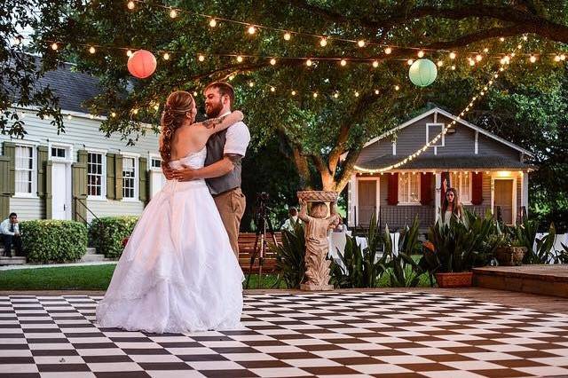 Couple dancing