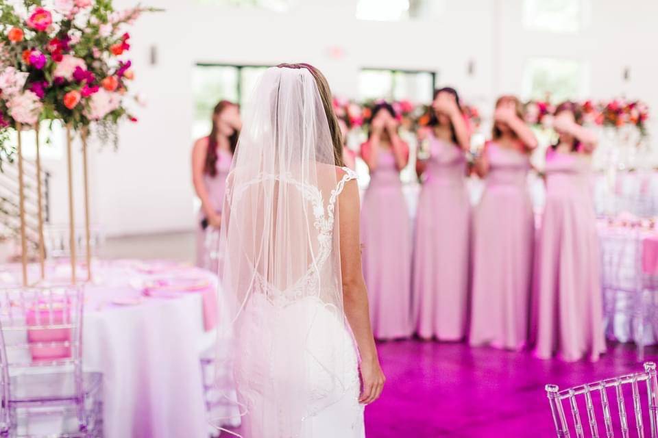 Bride with Bridesmaids