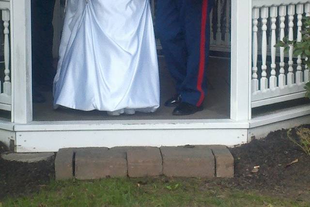 An American Marine and His Bride