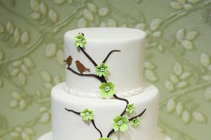 Three tiered cake