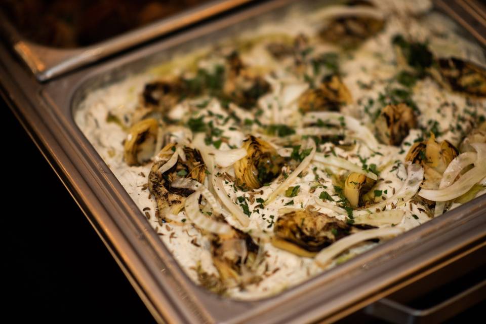 Grilled Artichoke Ricotta Dip