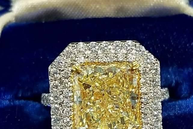 Yellow Diamond Ring