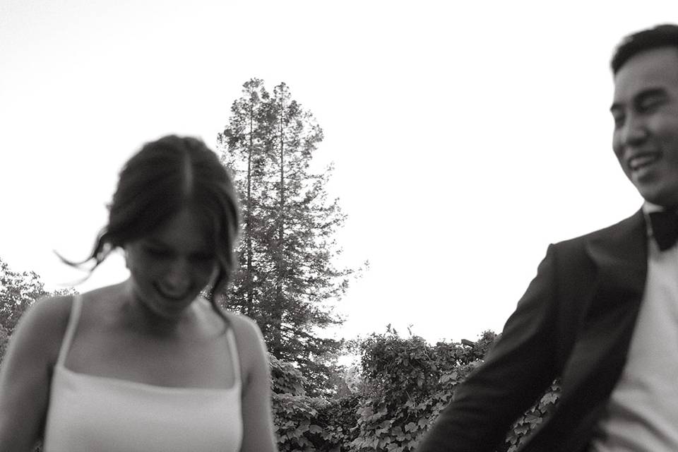 Bride & groom portrait