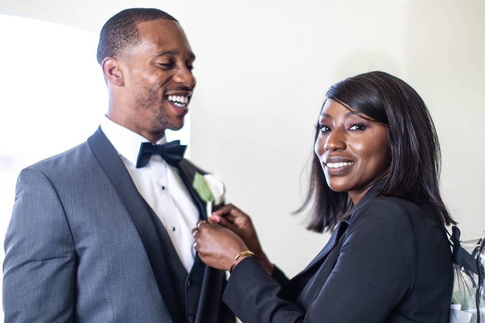 Groomsmen final touches