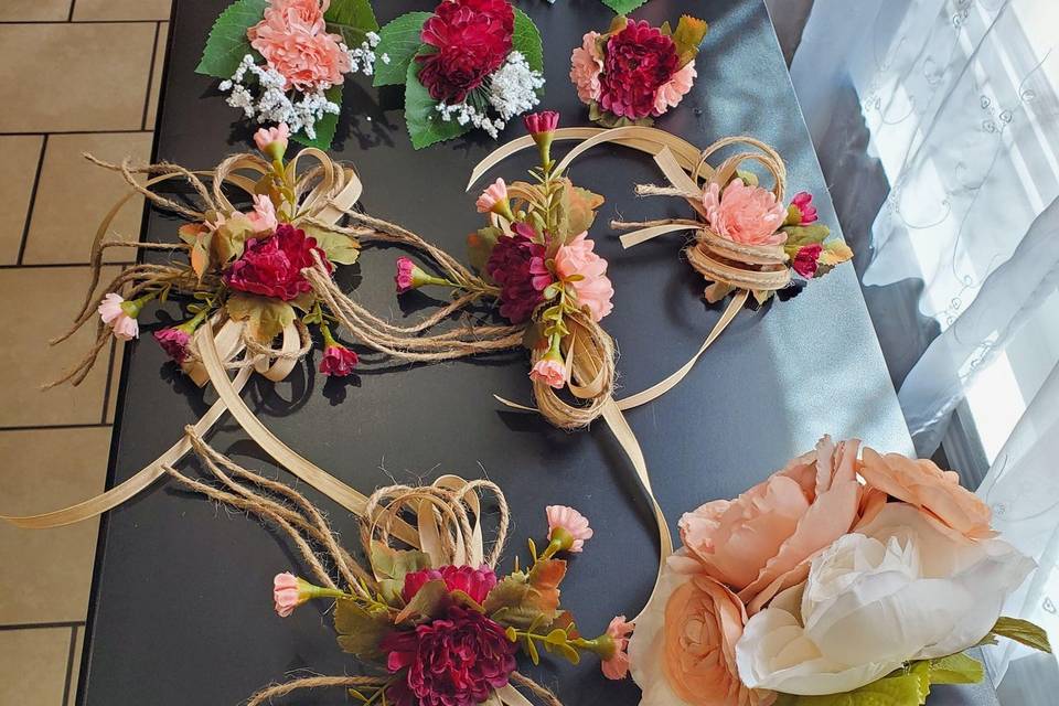 Bouquet and corsages