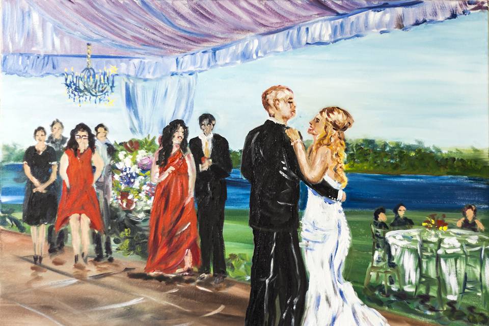 First Dance, oil 24x30