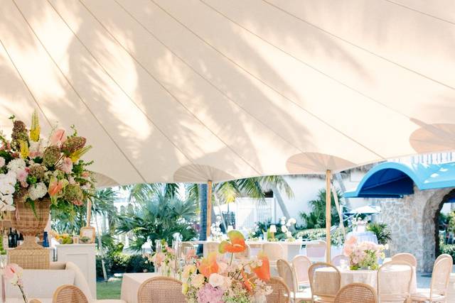 Pink Costal wedding