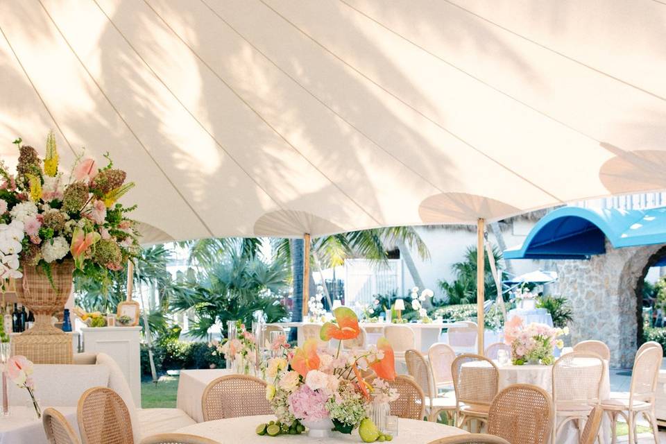 Pink Costal wedding