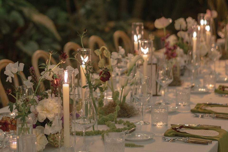 Assortments of centerpieces