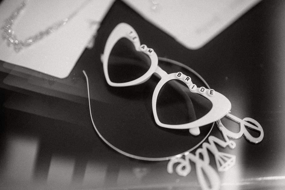 Black and white