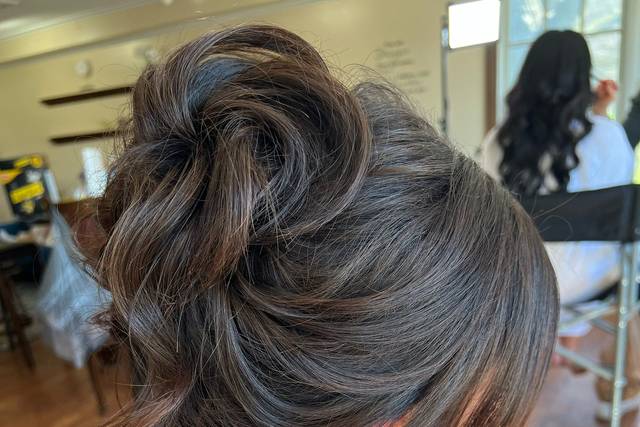 High bun
