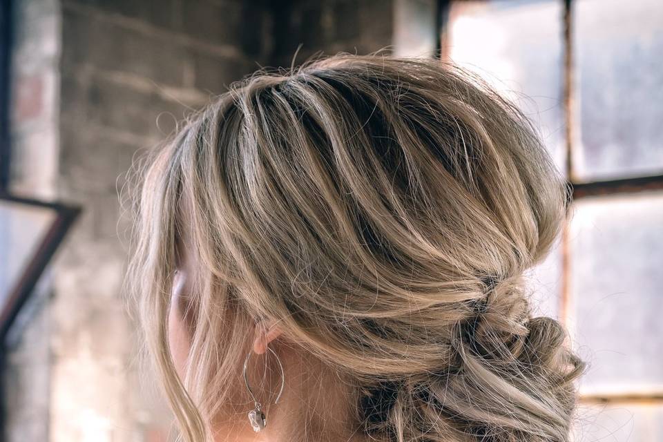 Bridal updo