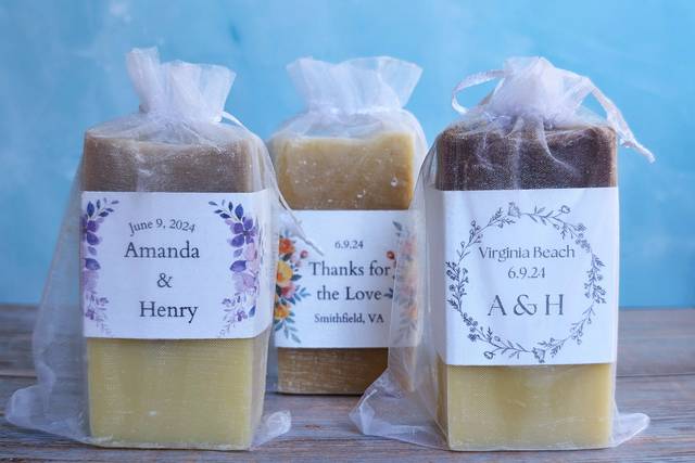 Full Sized soap in Organa Bags