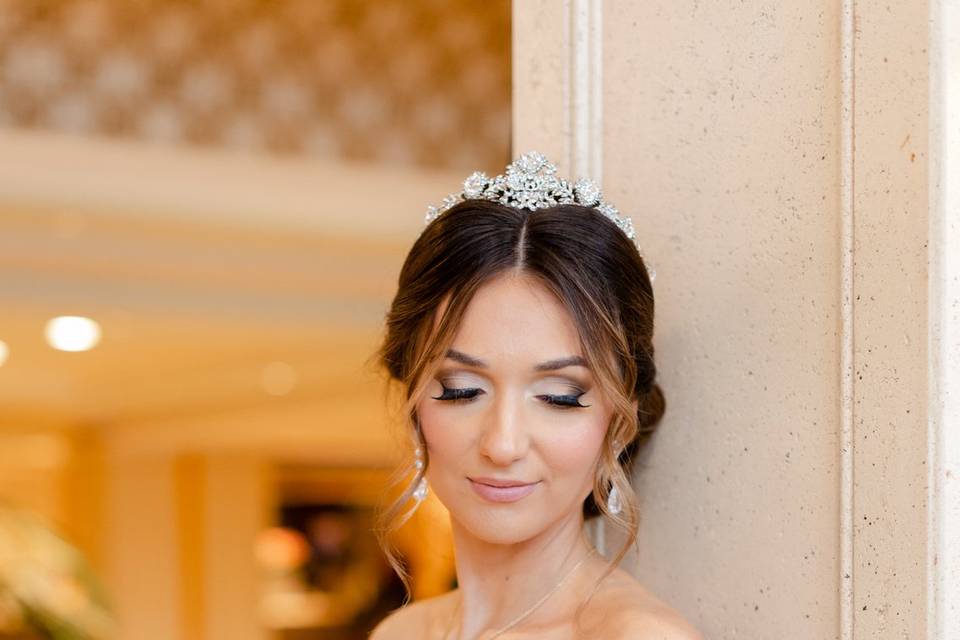 Bridal Bun & Make Up