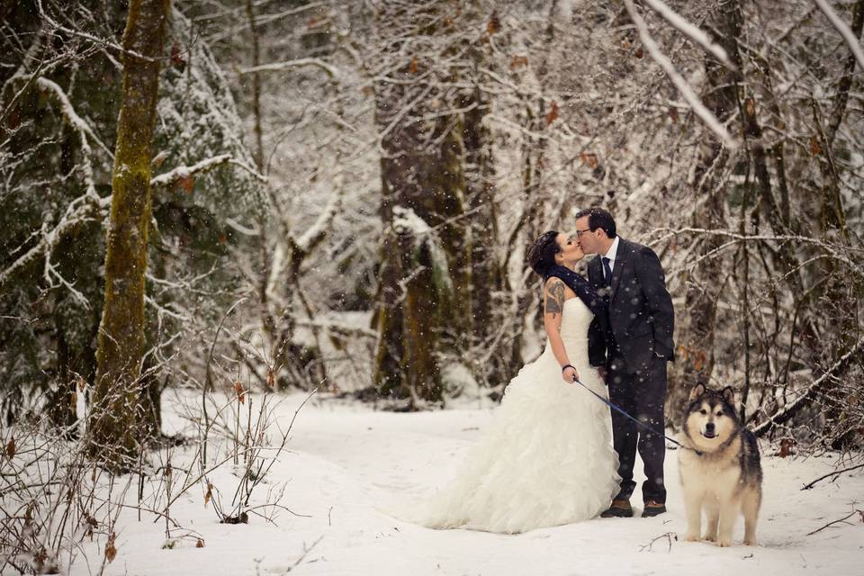 Winter wedding - Arlene Chambers Photography