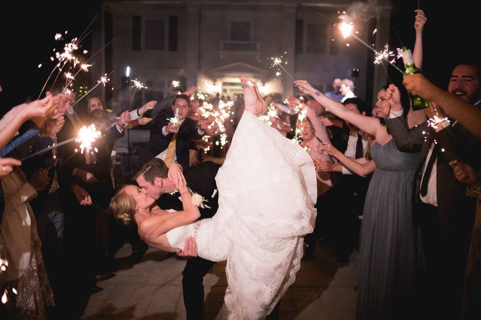 Sparkler send off