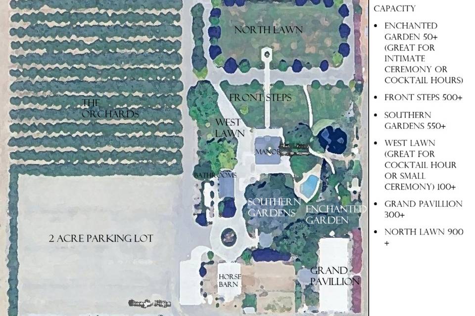 Map of manor