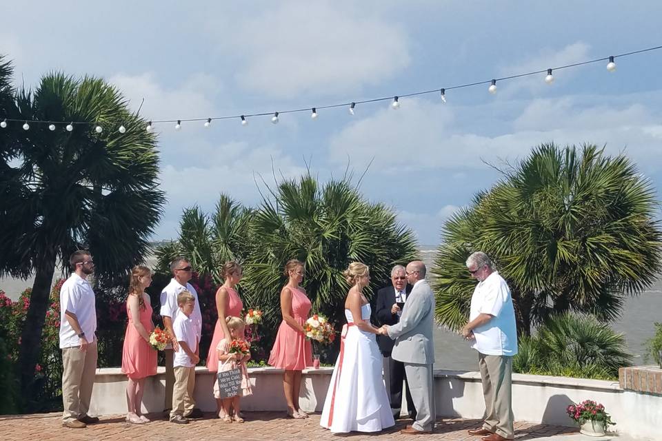 Beach weddings are so much fun