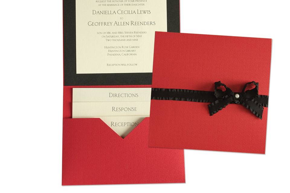 A popular and sophisticated choice, the 6 x 9 Gate Folio Pocket Wedding Invitation is available in over 90 paper colors. Exclusive to MyGatsby, these elegant invitations allow you to choose from a variety of paper, ink and envelope colors. Mix and match to create the wedding invitation combination of your dreams.