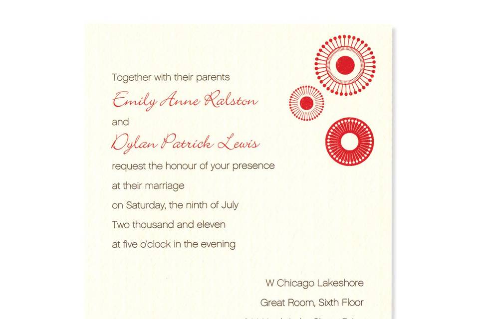 Our lovely Lacey 2-Layered Wedding Invitations create an elegant effect for either a formal or casual, fun affair. A single strip of striking damask print plays perfectly into the timeless style of these amazing wedding invitations. Choose your print layer paper color, along with your design ink and wording ink colors.  Next, choose your backing layer to accentuate and frame your wording.  Create the ideal wedding invitations for your special day by mixing and matching from over 90 beautiful paper colors and 24 ink colors. Lacey Wedding Invitations are part of MyGatsby's exclusive suite of discount wedding invitations, which means that you can let your creativity and style shine, at no extra cost to you.