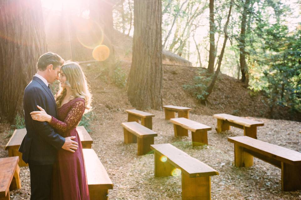 Sunlit wedding