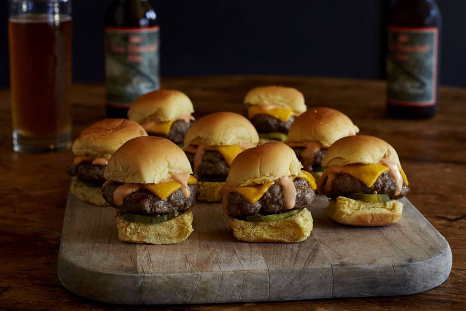 Mini burger bites