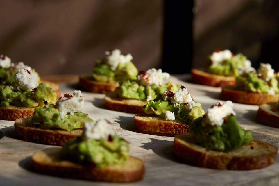 Sample appetizer bites