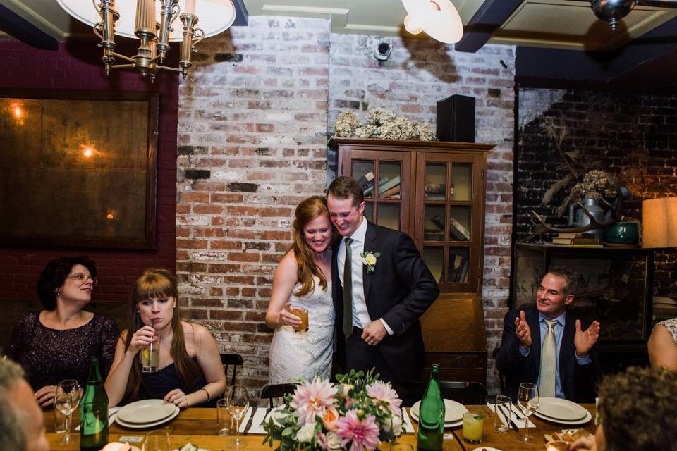 Couple having dinner